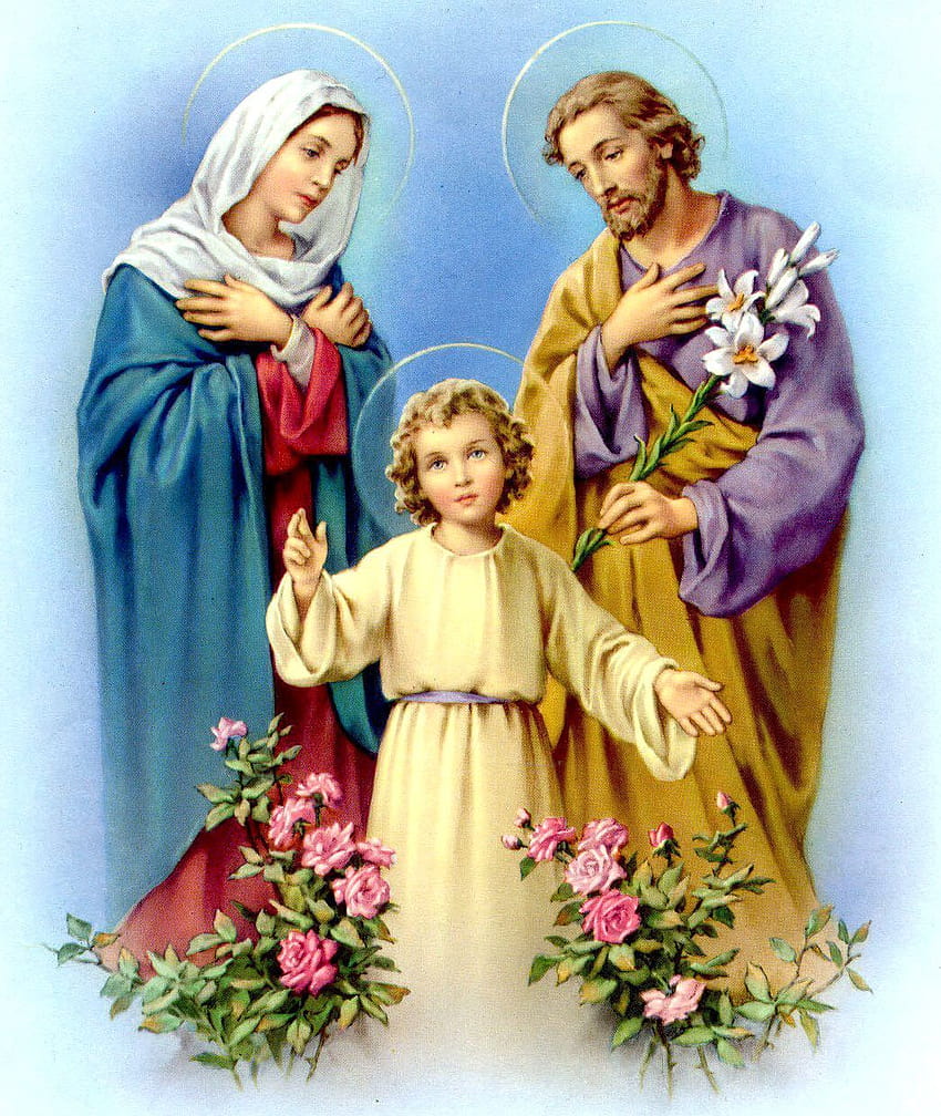 holy family wallpaper hd