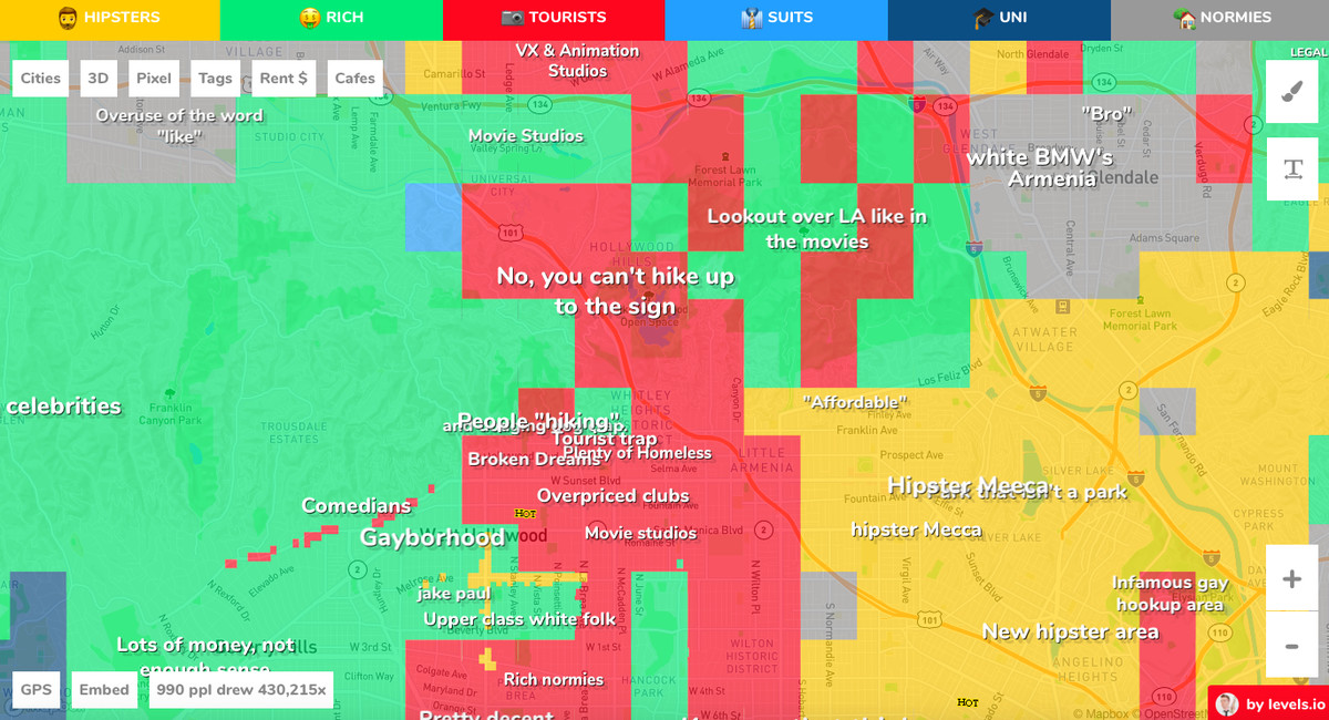 hood maps