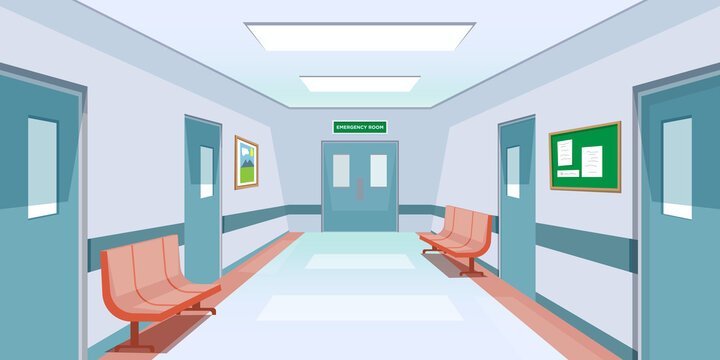 hospital background cartoon