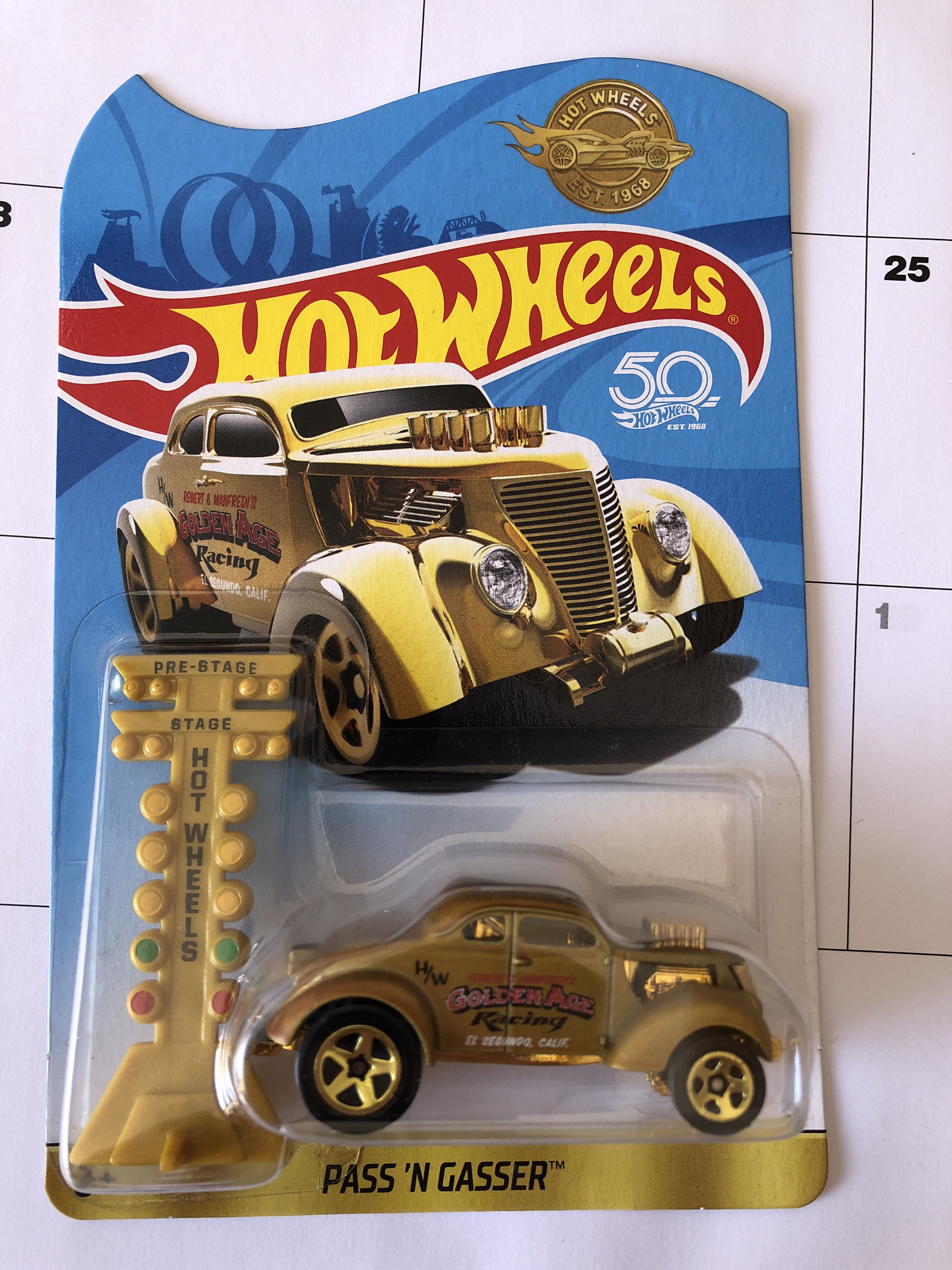 hot wheels golden car