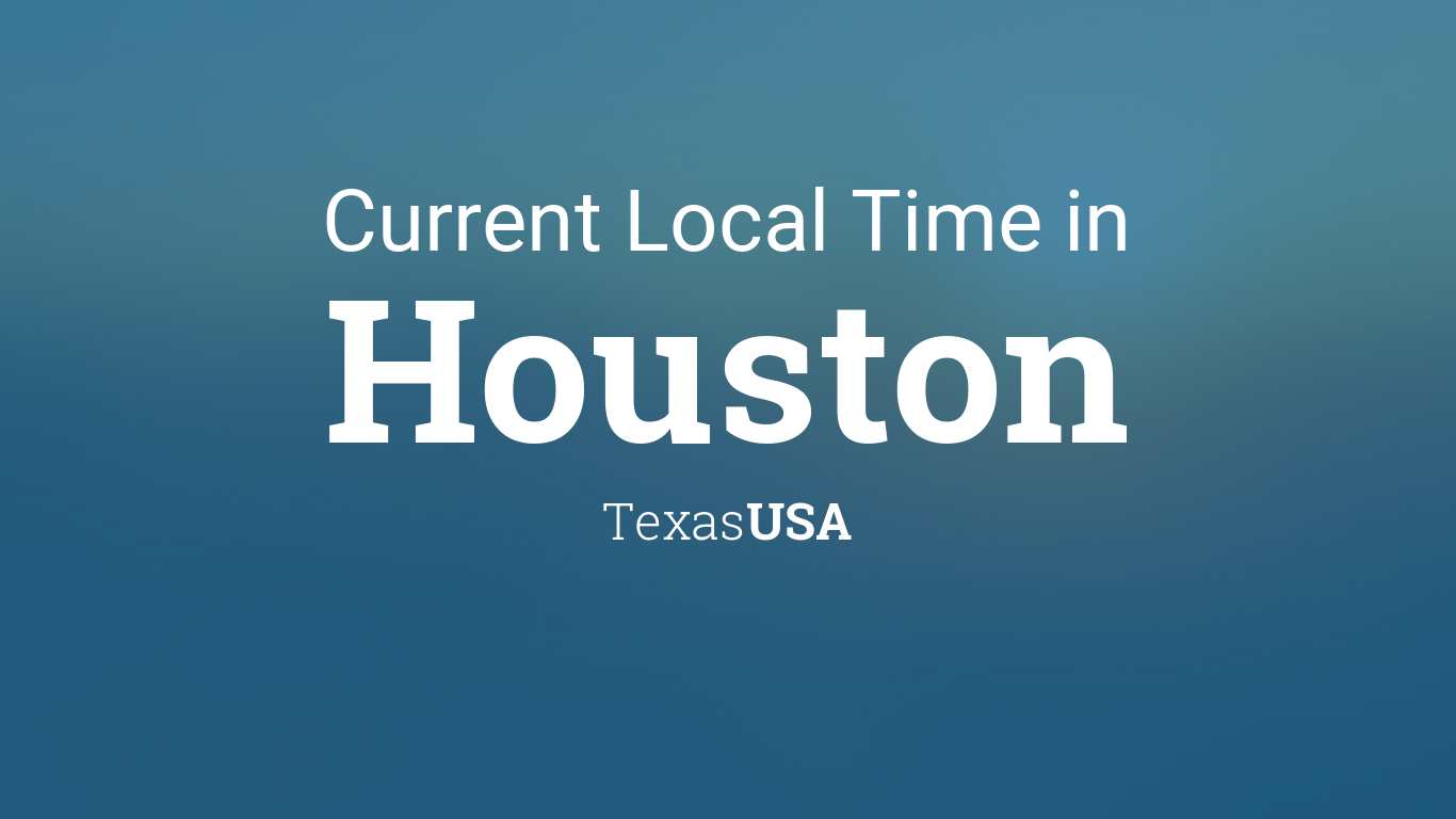 houston usa local time