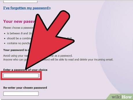 how do you change your bt email password