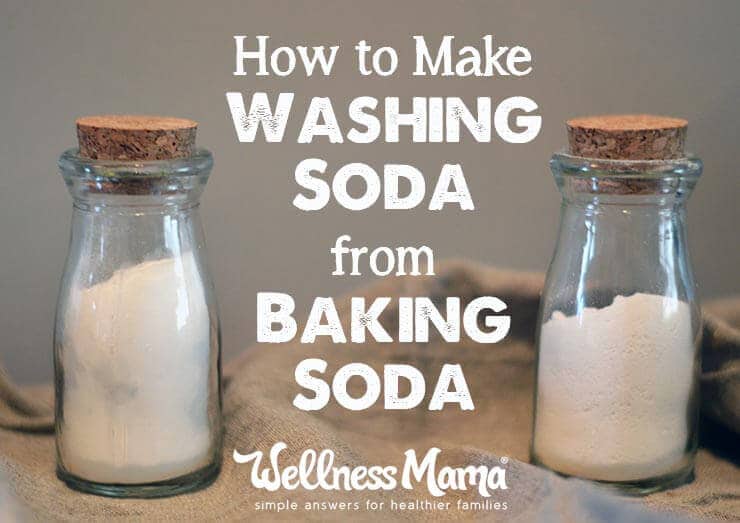 how is washing soda obtained from baking soda