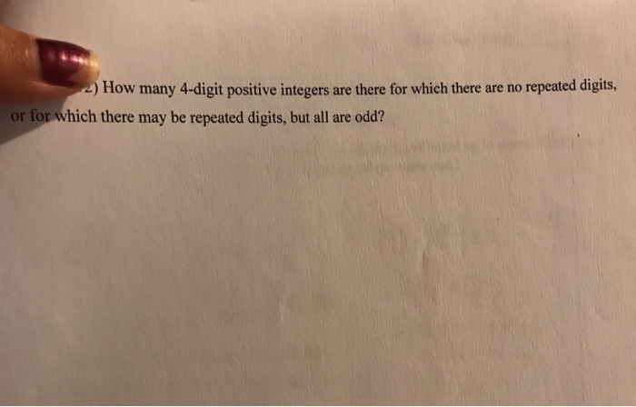 how many 4 digit positive integers are there