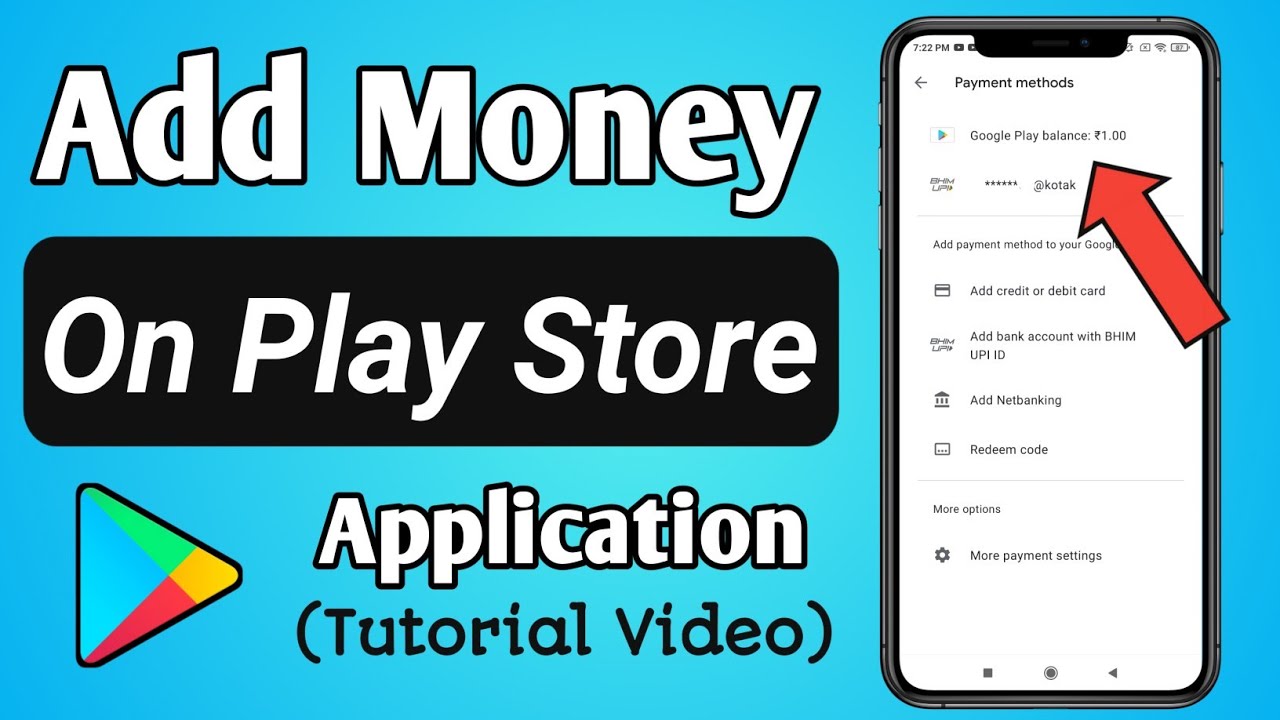 how to add money to google play