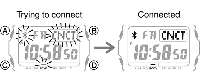 how to adjust time in casio watch