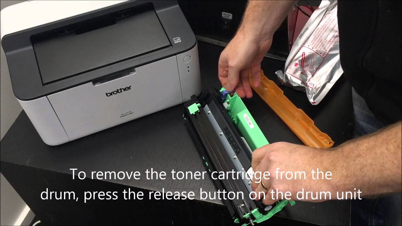 how to change toner brother printer