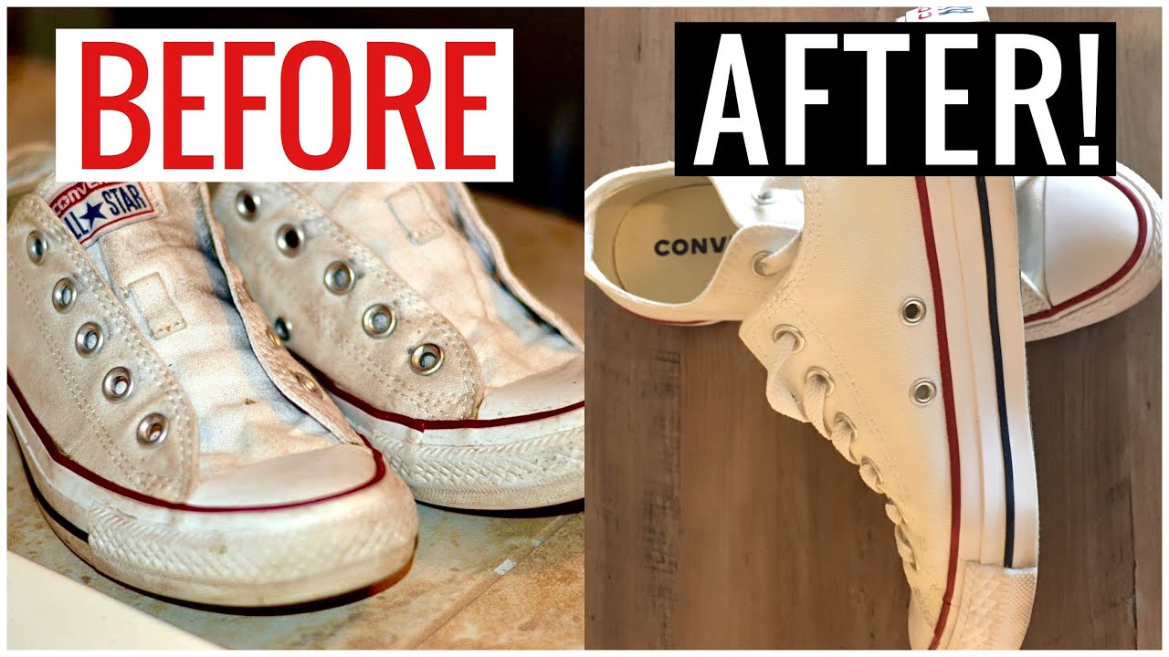 how to clean colored converse