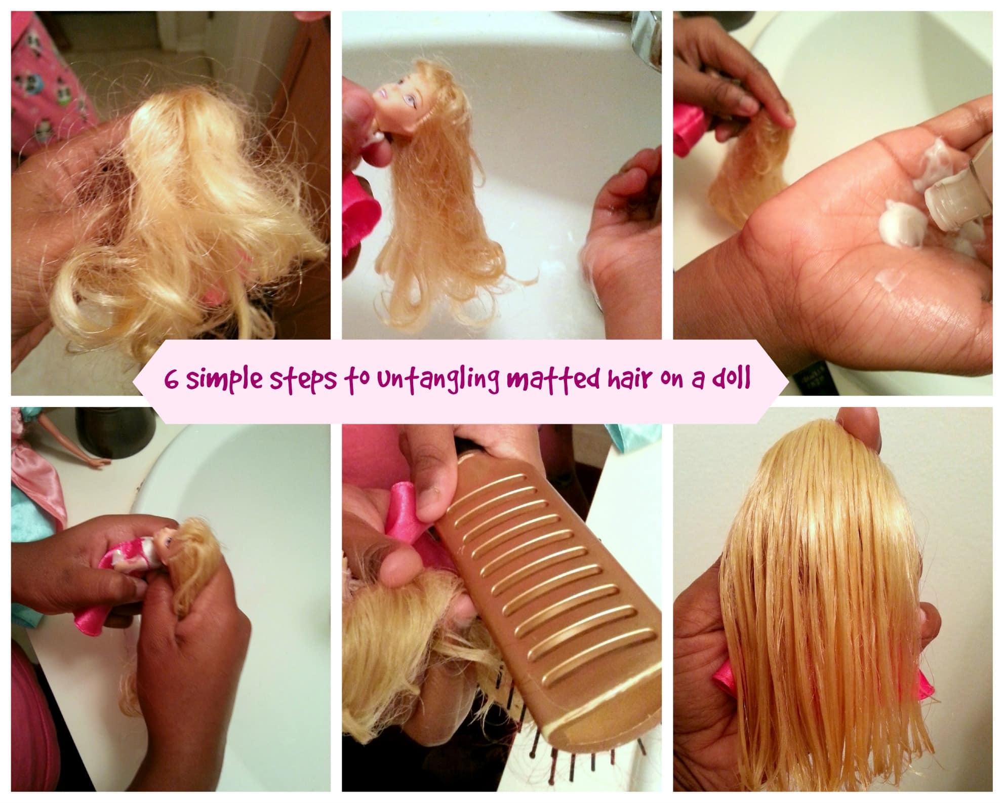 how to detangle a dolls hair