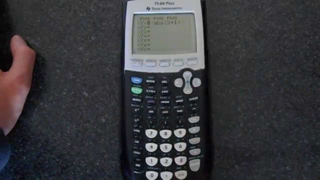 how to do absolute value on a ti-84