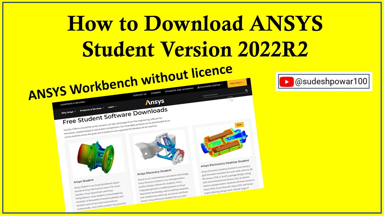 how to download ansys student