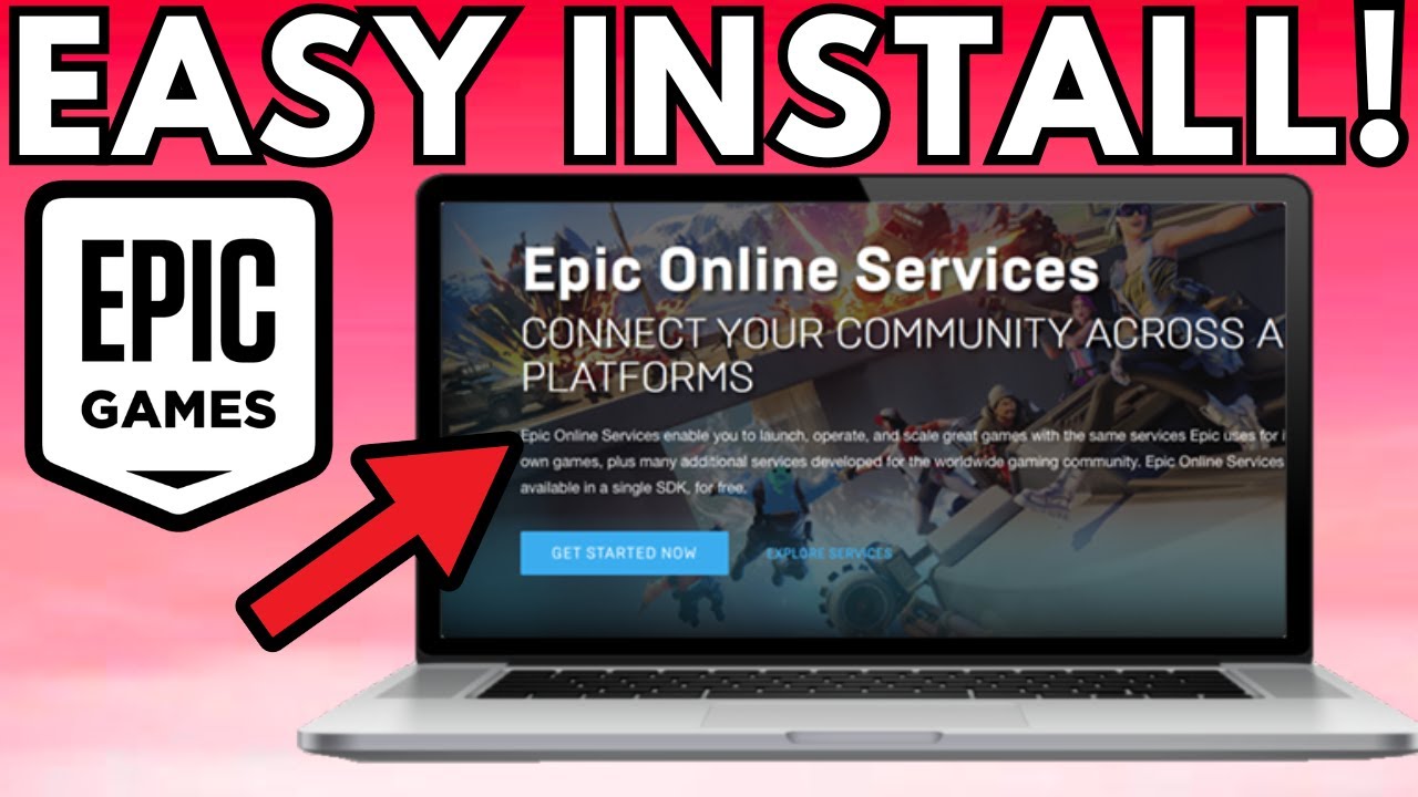 how to install epic games online services