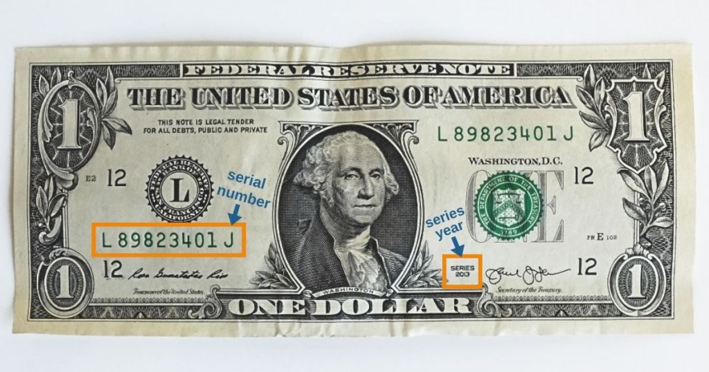 how to look up dollar bill serial number