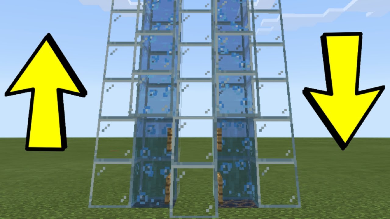 how to make a fast elevator in minecraft