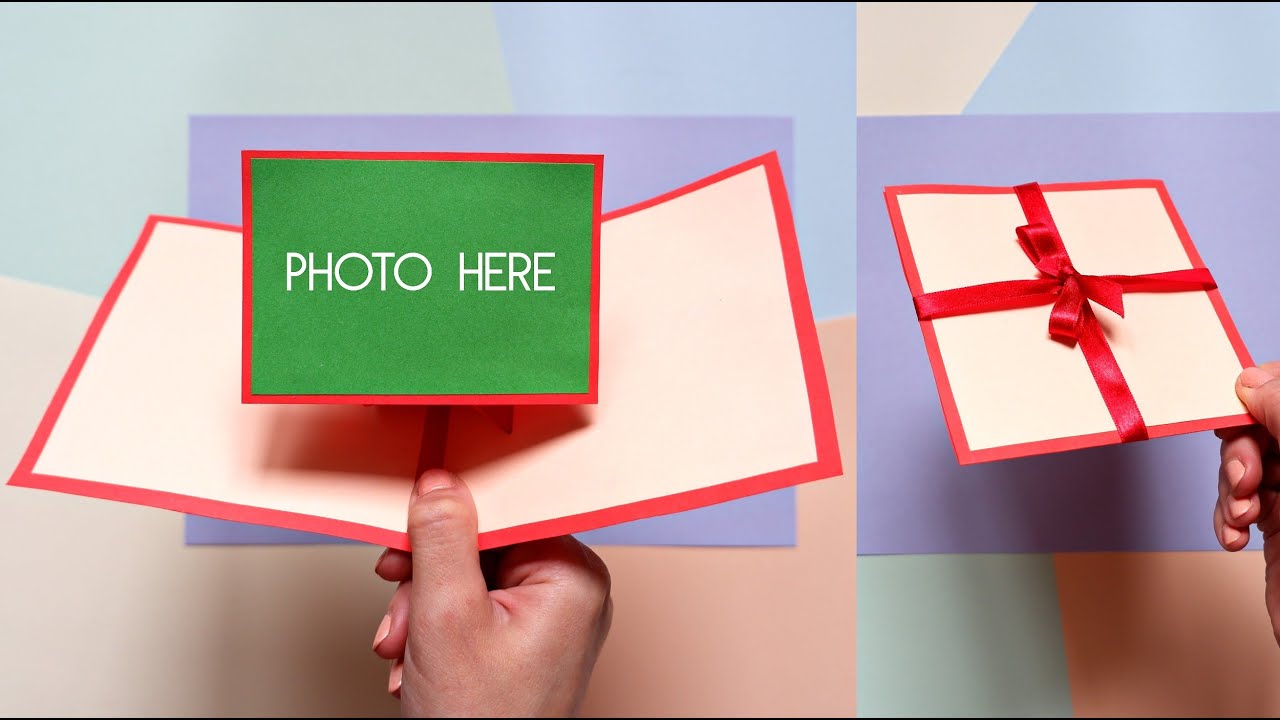 how to make a pop out card step by step