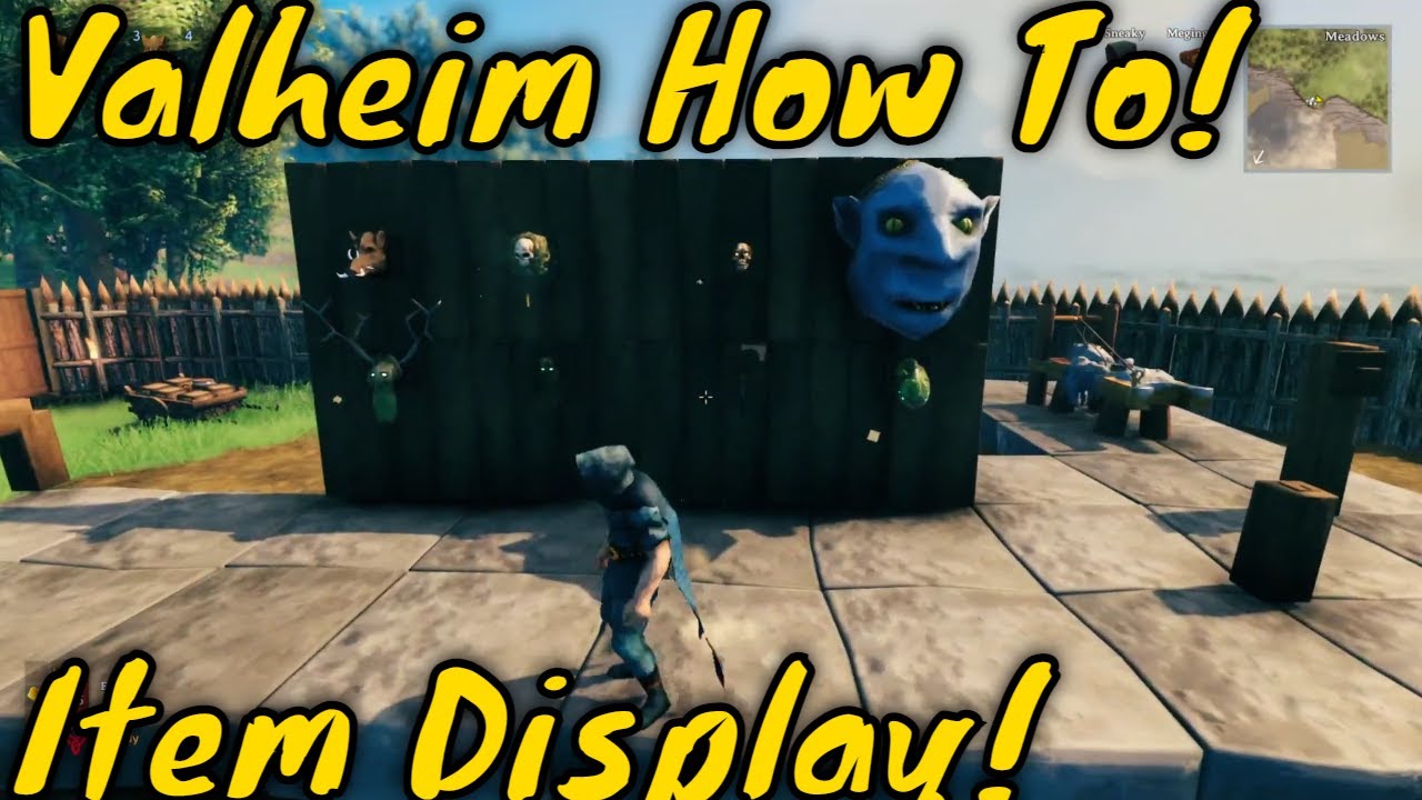 how to make item stand valheim