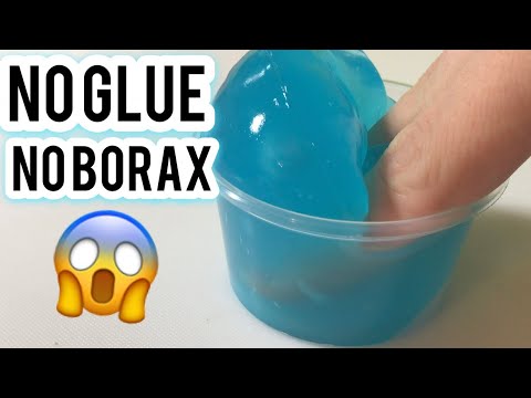 how to make slime without glue or borax