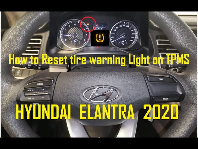 how to reset hyundai tpms