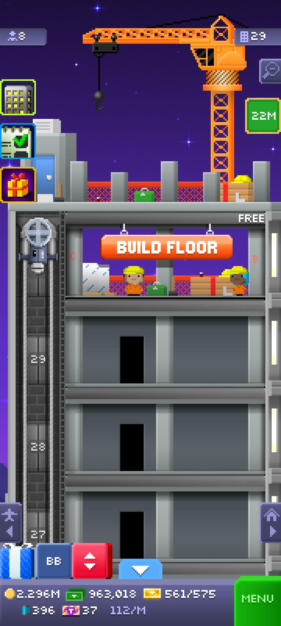 how to restore tiny tower