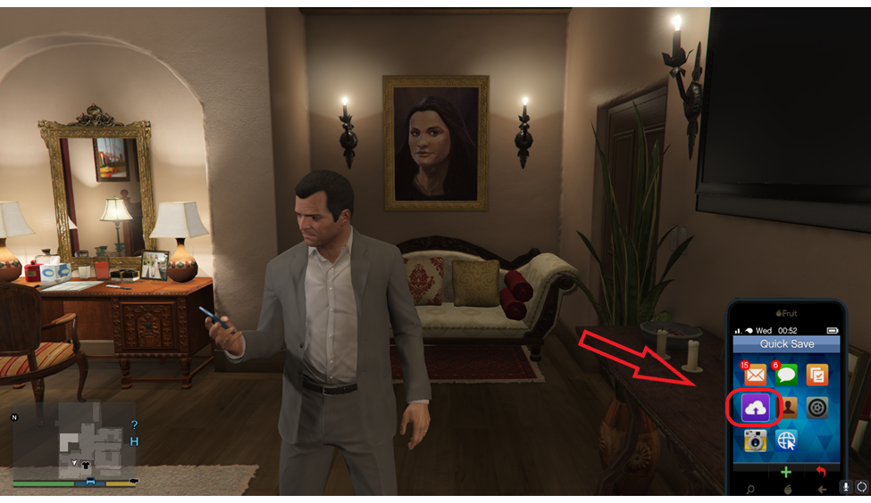 how to save game in gta 5 ps4