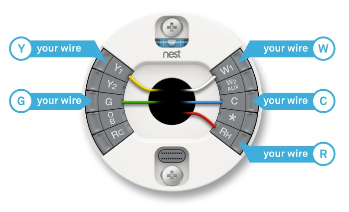 how to set nest thermostat