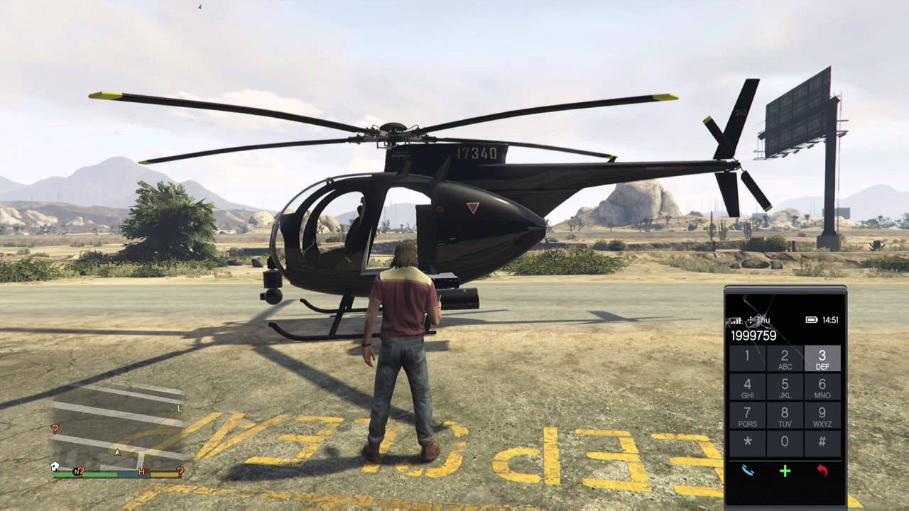 how to spawn a helicopter in gta five