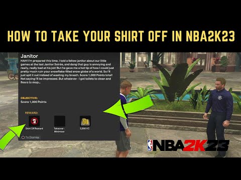 how to take off shirt in 2k24