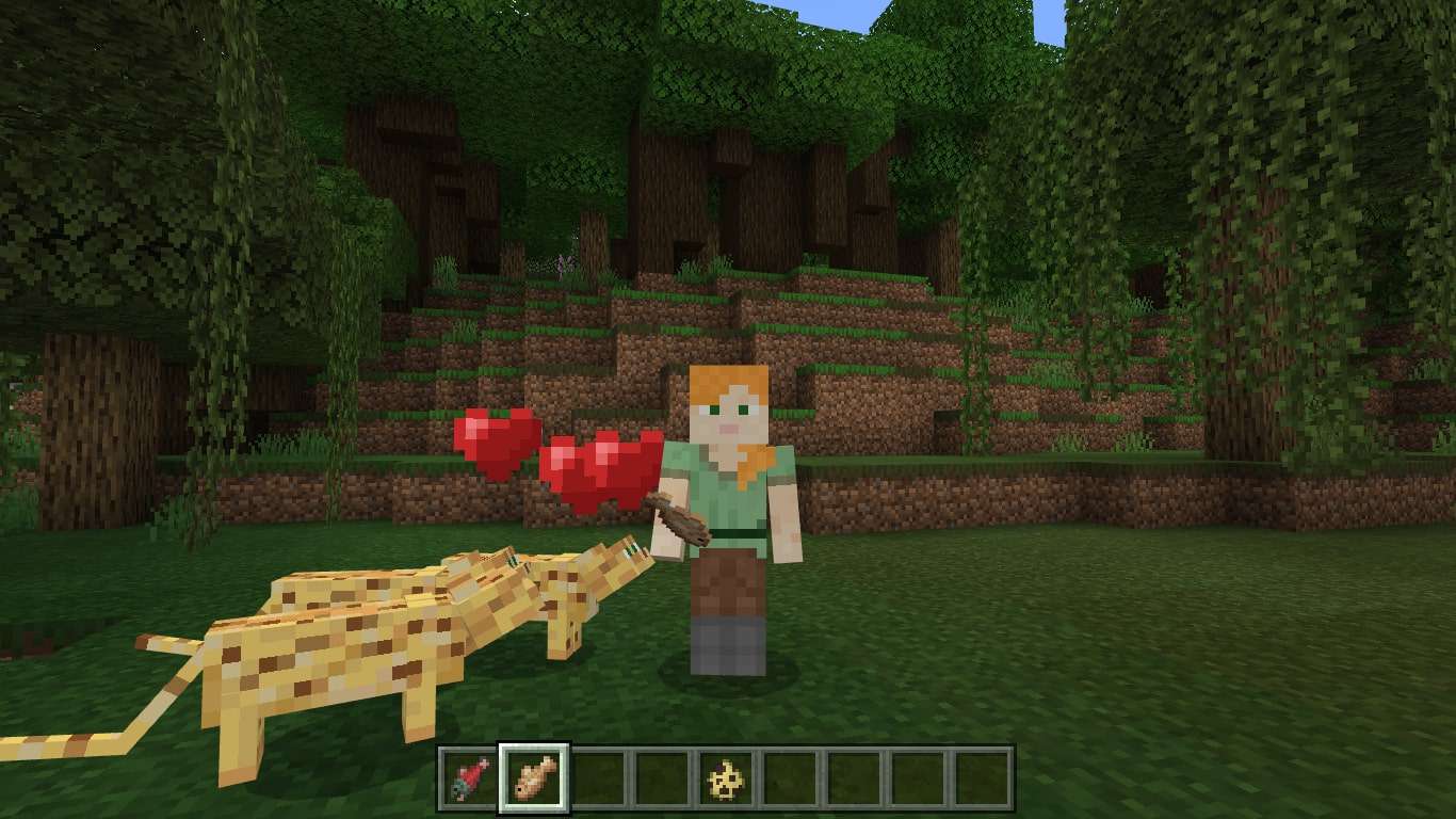 how to tame an ocelot in minecraft