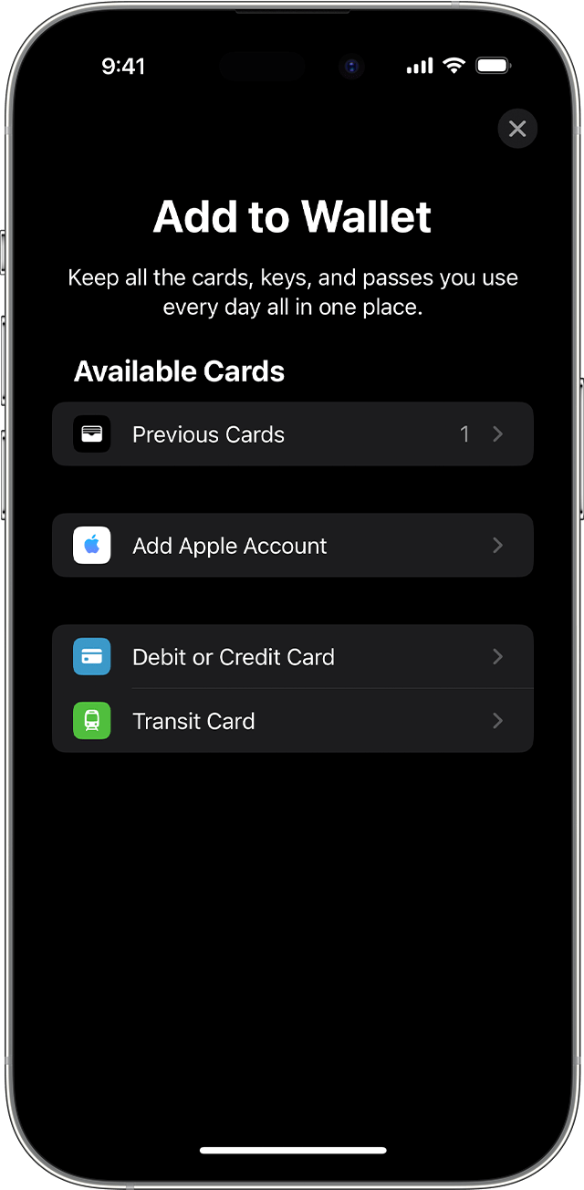 how to use apple wallet on iphone 14