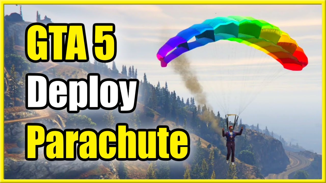 how to use parachute gta v