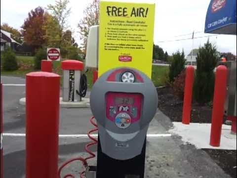 how to use sheetz air pump