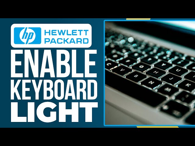 hp laptop light up keyboard