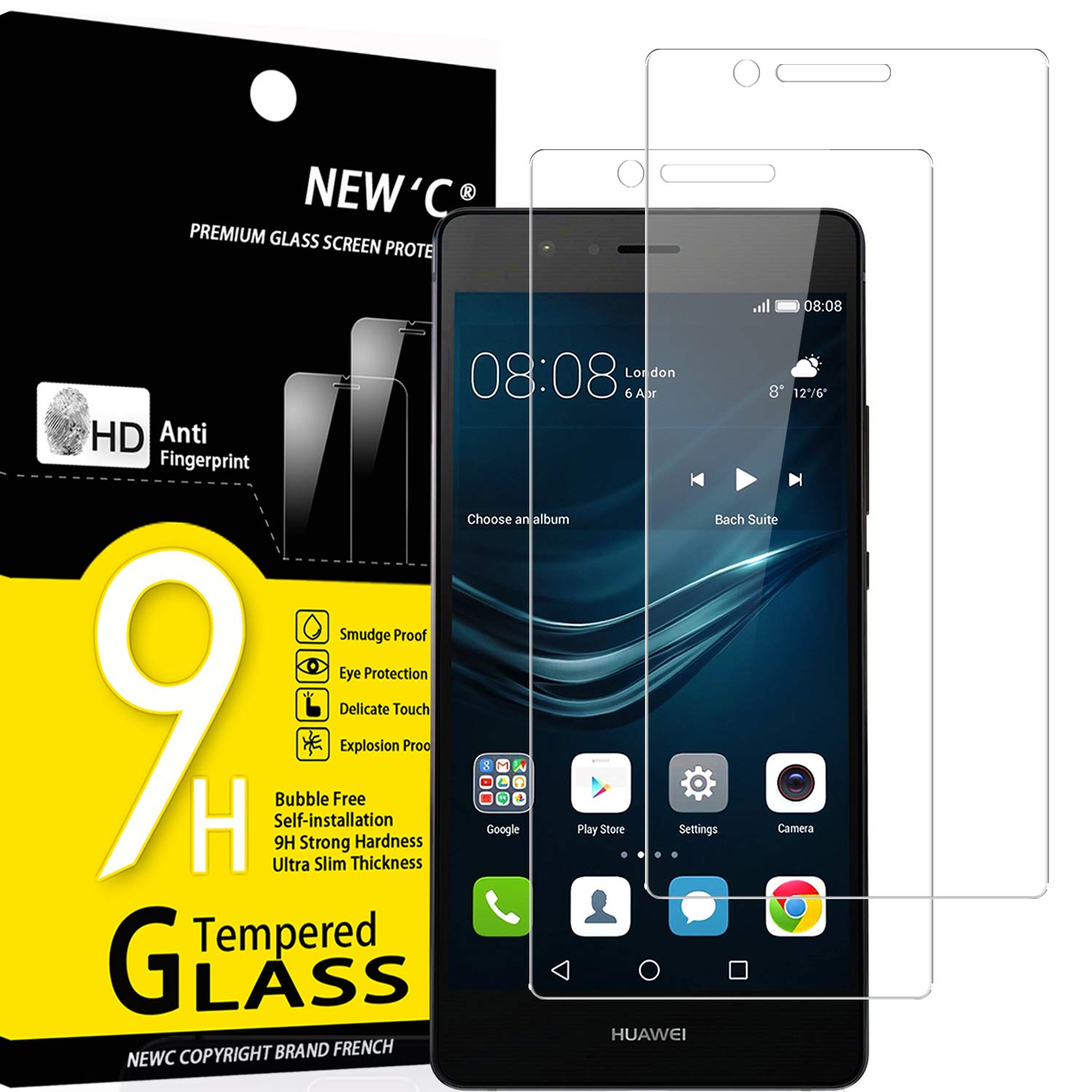 huawei p9 tempered glass