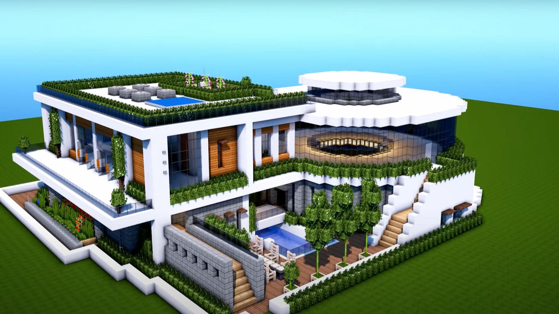 huge minecraft houses