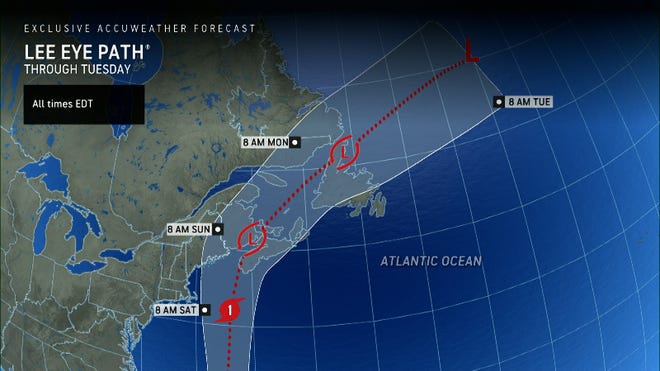 hurricane lee tracker