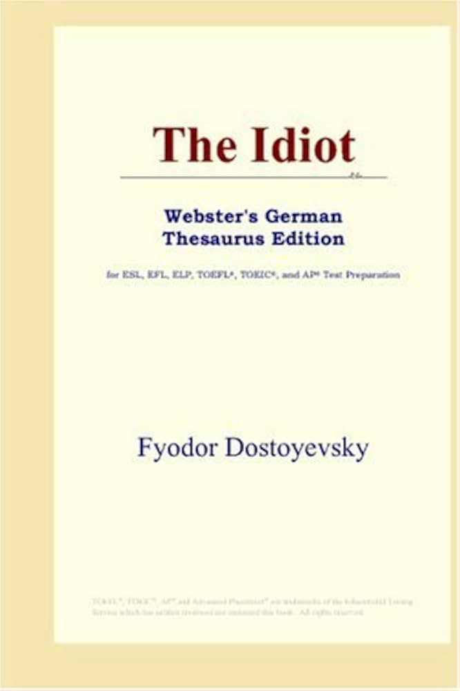 idiot thesaurus