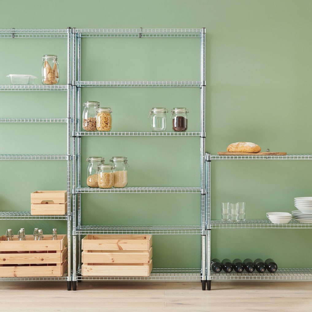 ikea metal shelf unit