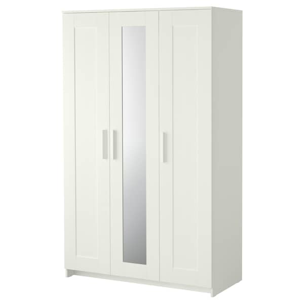 ikea white wardrobe with mirror