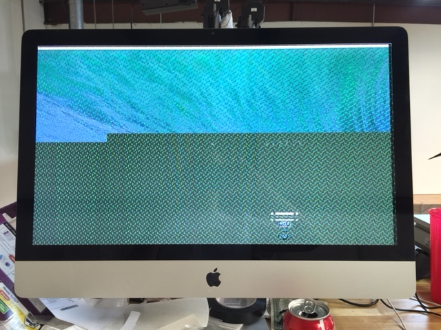 imac faulty graphics card