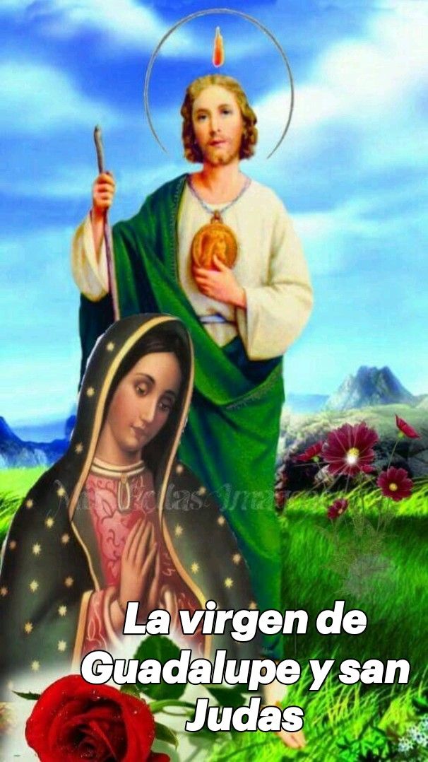 imagenes de la virgen y san judas tadeo