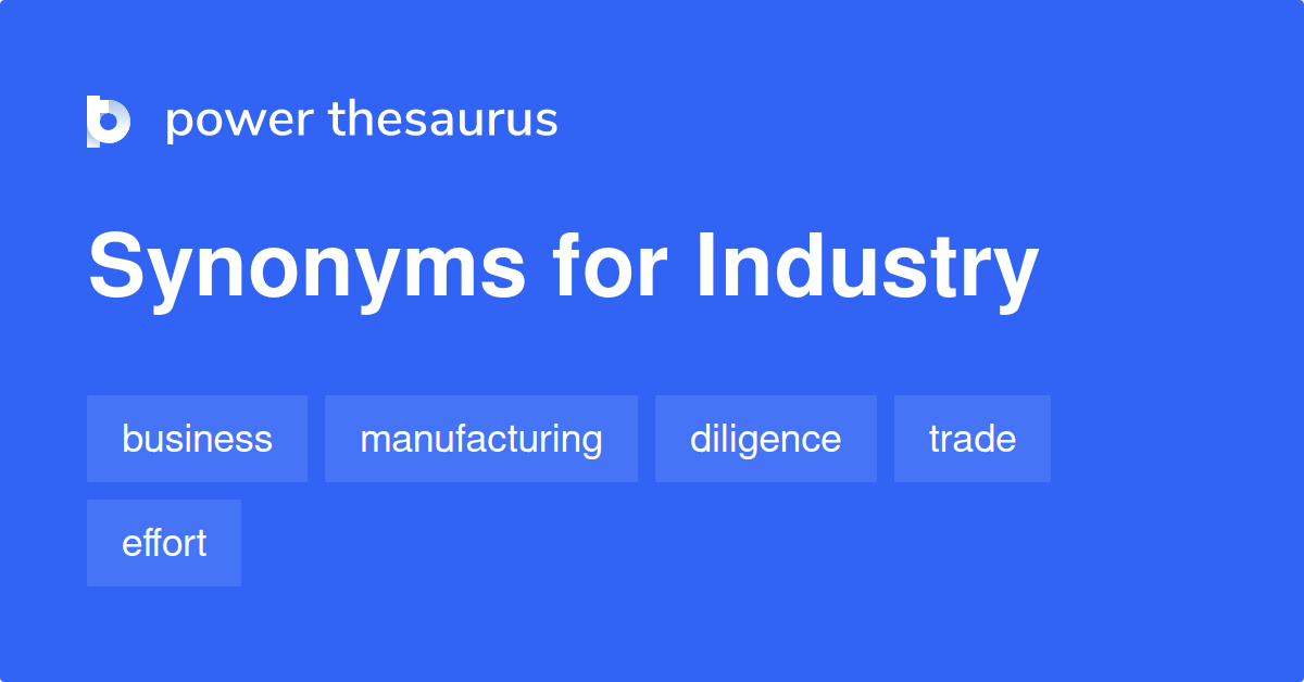 industry synonym