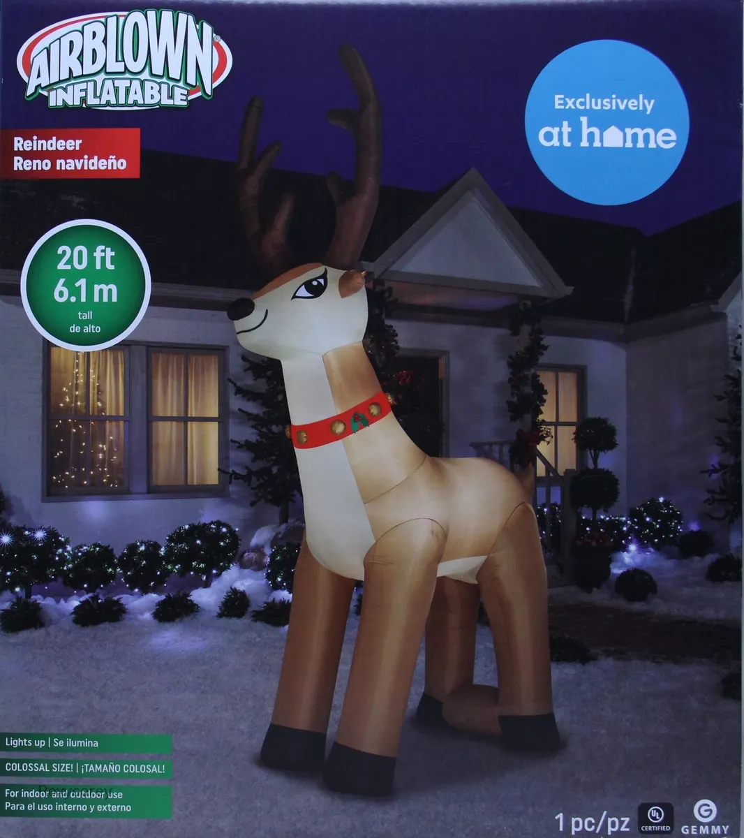 inflatable reindeer