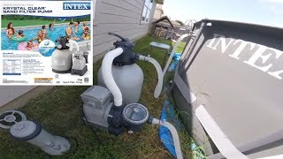 intex pool pump sand filter