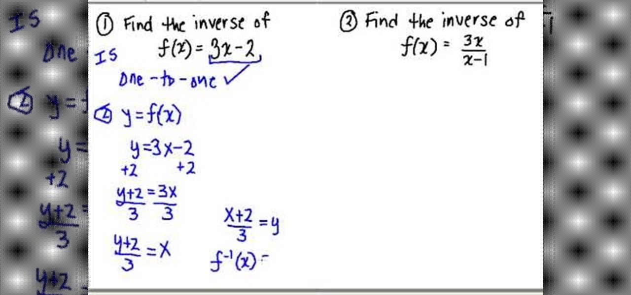 inverse of a function calculator with steps