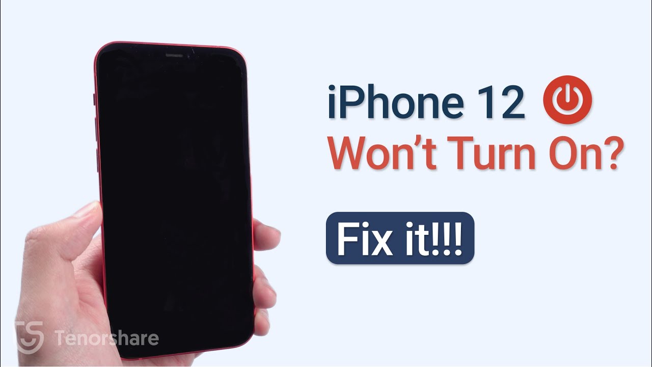 iphone 12 not turning on