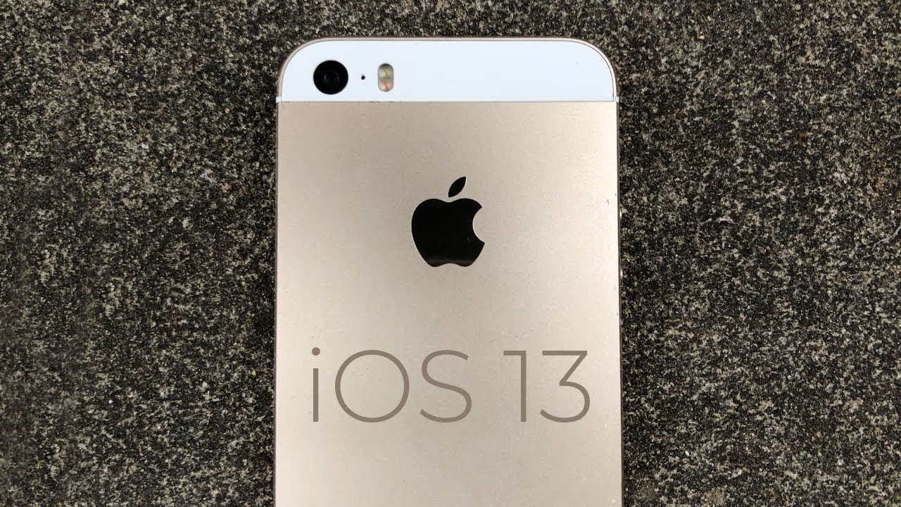 iphone 5s ios 13