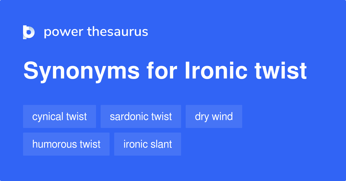 ironic thesaurus