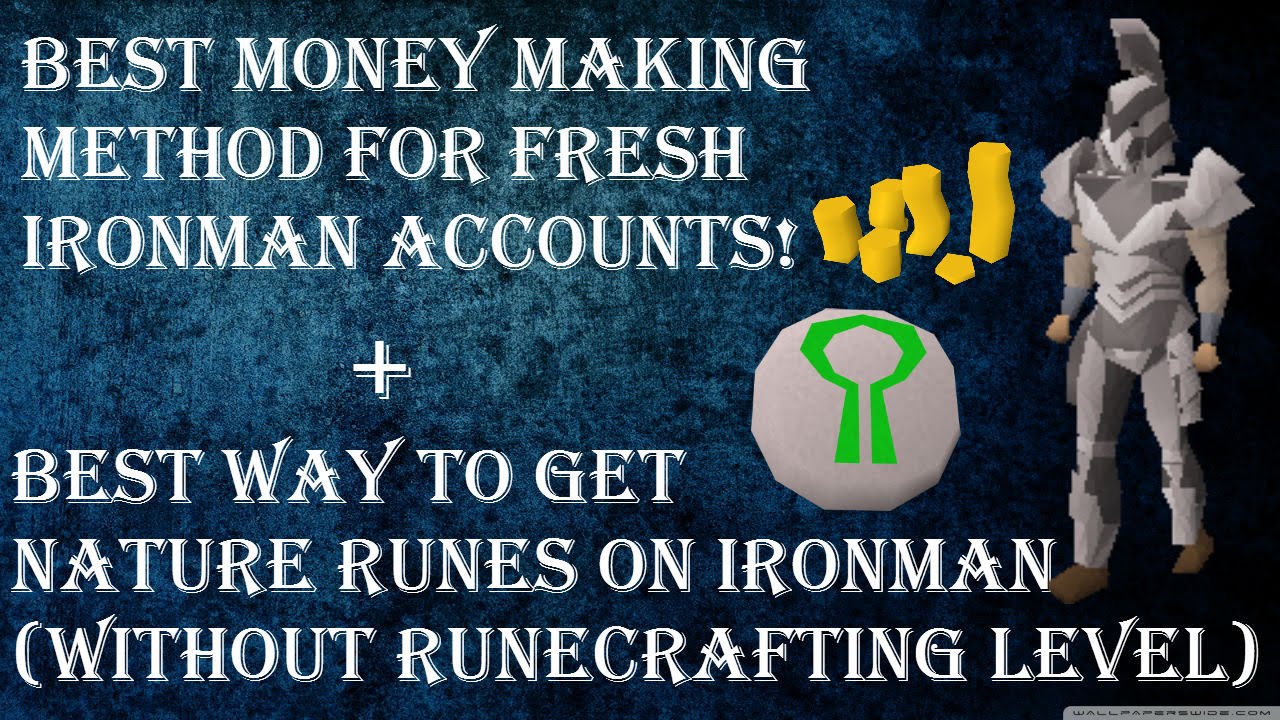 ironman osrs money making