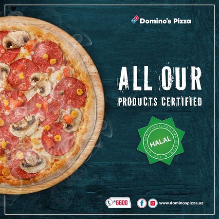 is dominos india halal