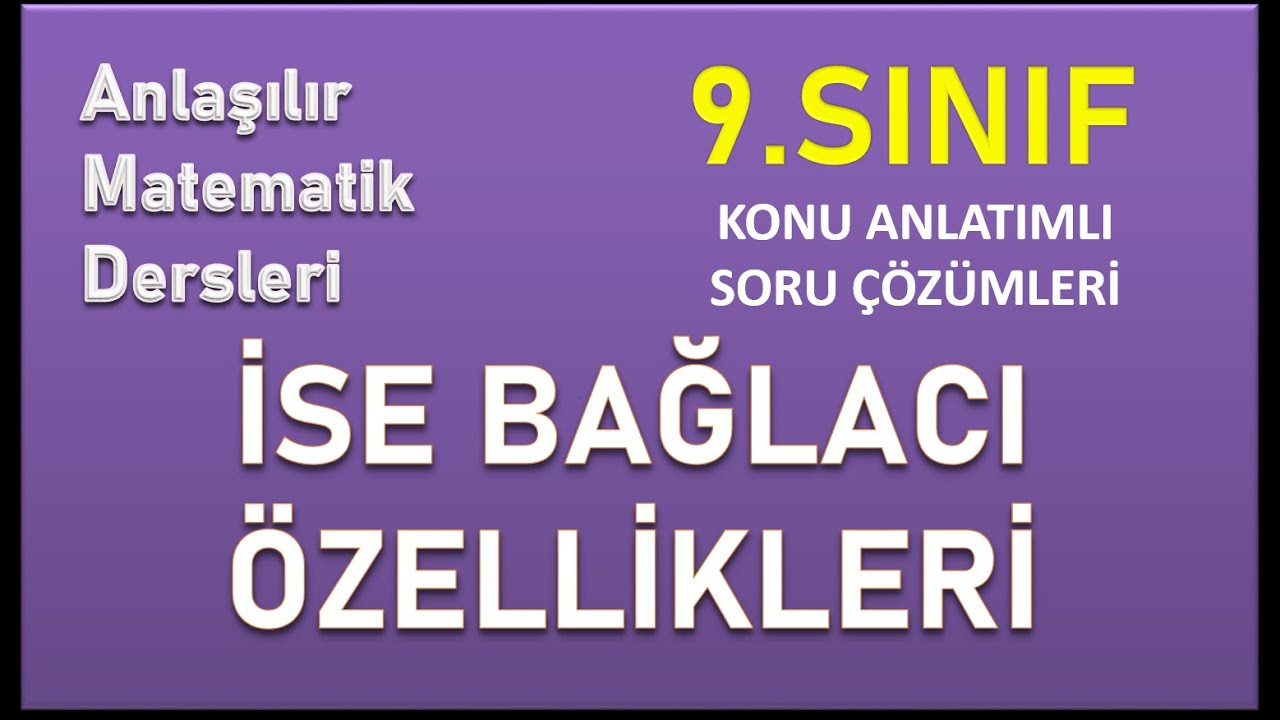 ise bağlacı özellikleri